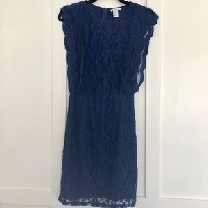 Royal blue cocktail dress